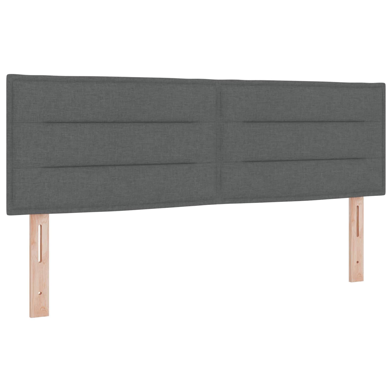 Boxspring krevet s madracem Tamnosiva 140 x 190 cm Tkanina