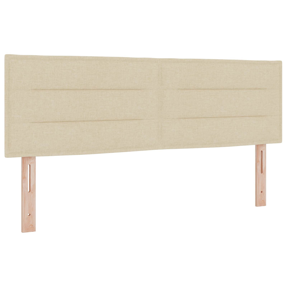 Boxspring krevet s madracem Krem 160 x 200 cm Tkanina