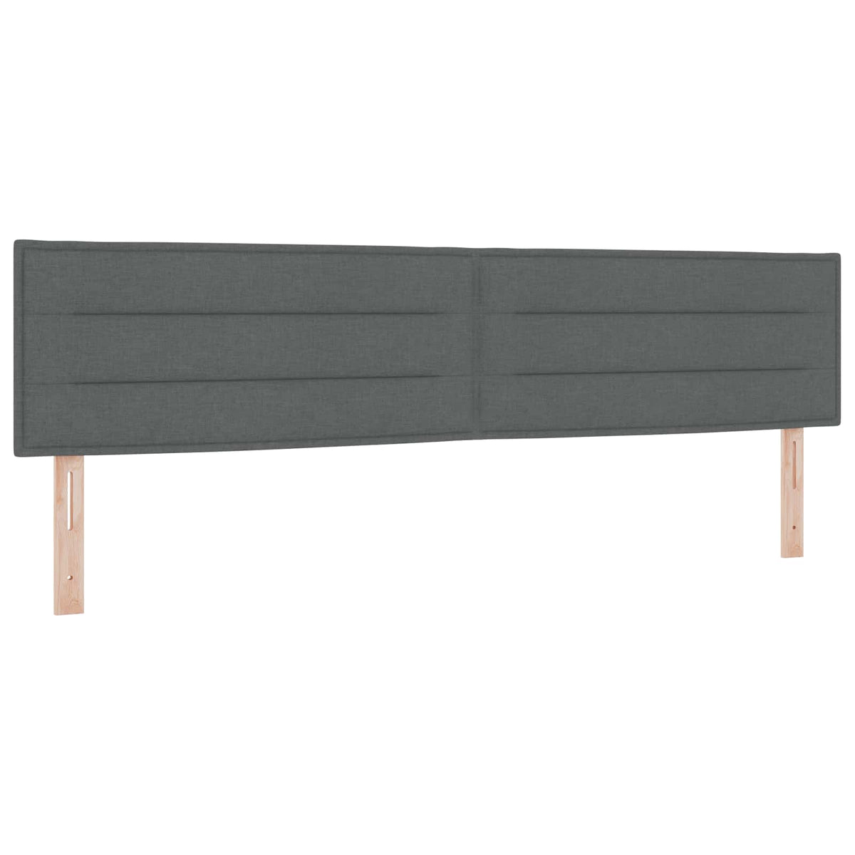 Boxspring krevet s madracem Tamnosiva 200 x 200 cm Tkanina