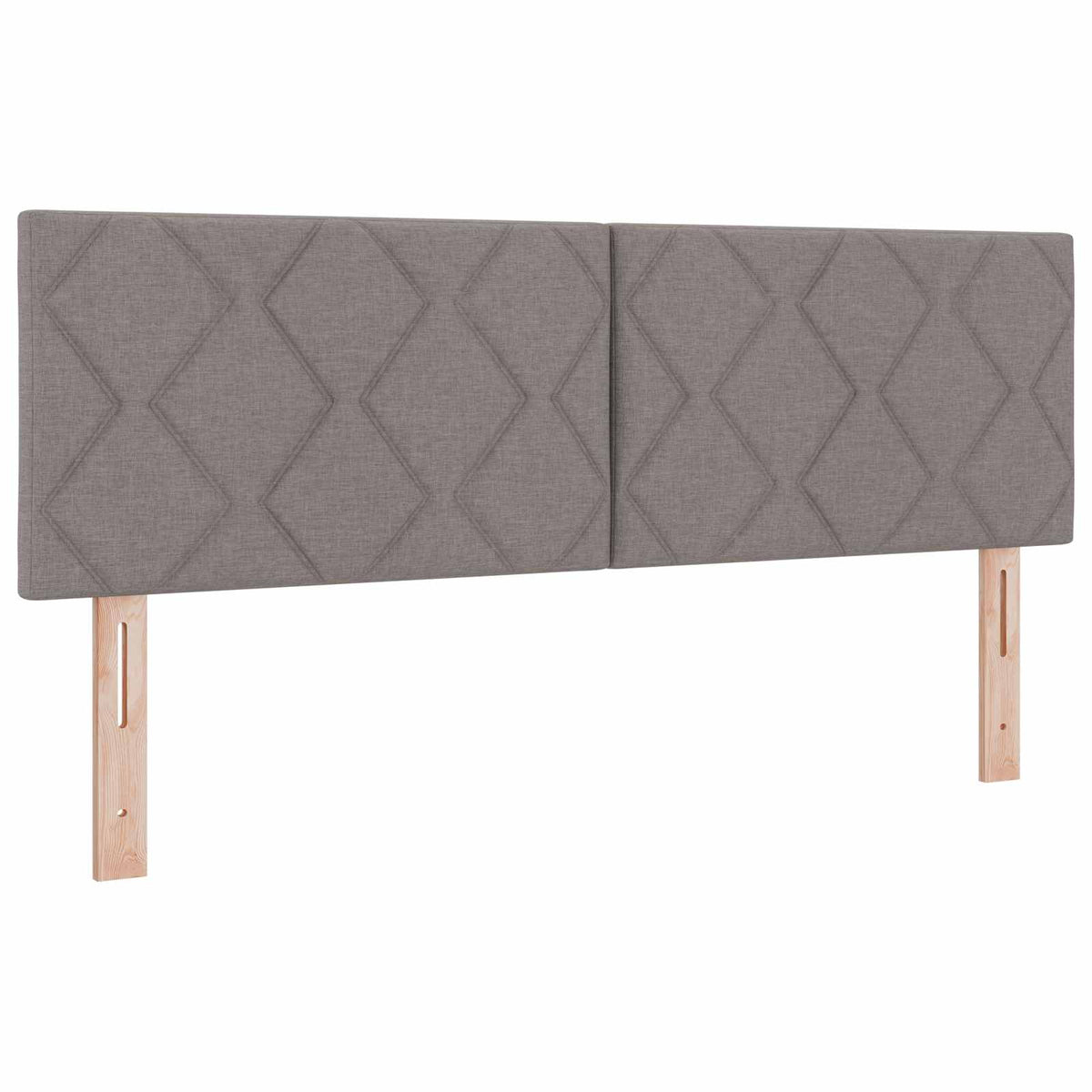 Boxspring krevet s madracem Sivosmeđa 140 x 190 cm Tkanina Smeđesiva 190 x 140 x 88 cm