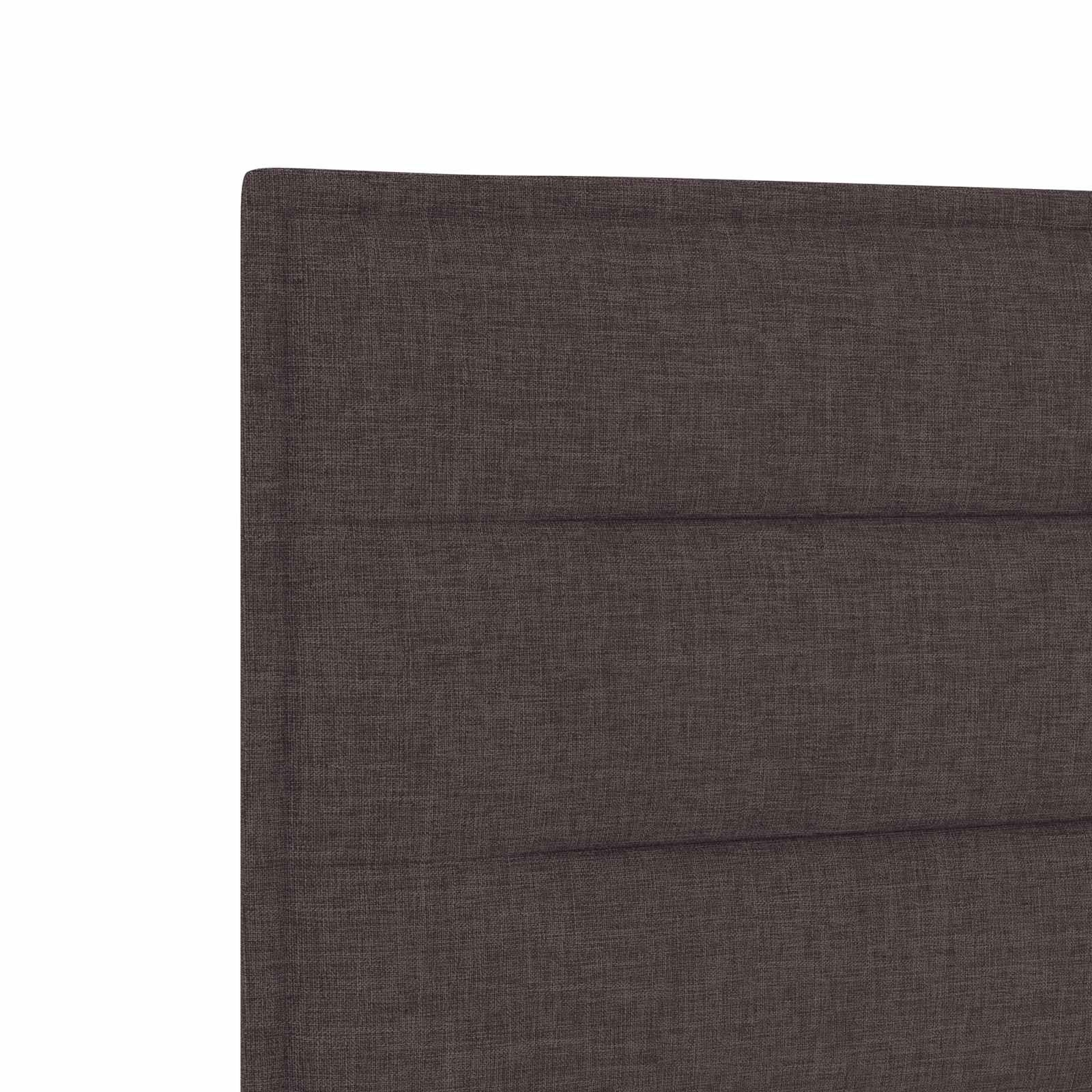 Boxspring krevet s madracem Tamno smeđa 80 x 200 cm Tkanina