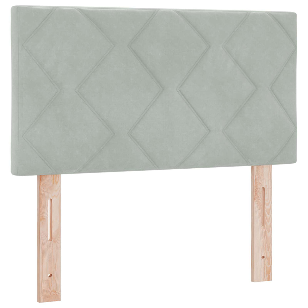Boxspring krevet s madracem Svjetlosiva 80 x 200 cm Baršun
