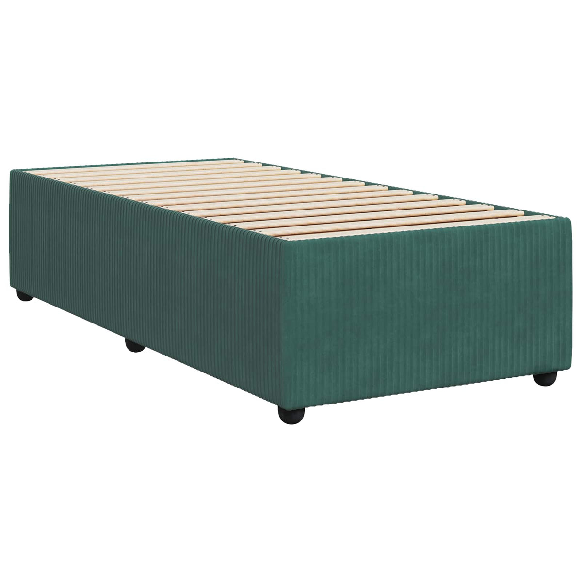 Boxspring krevet s madracem Tamnozelena 100 x 200 cm Baršun
