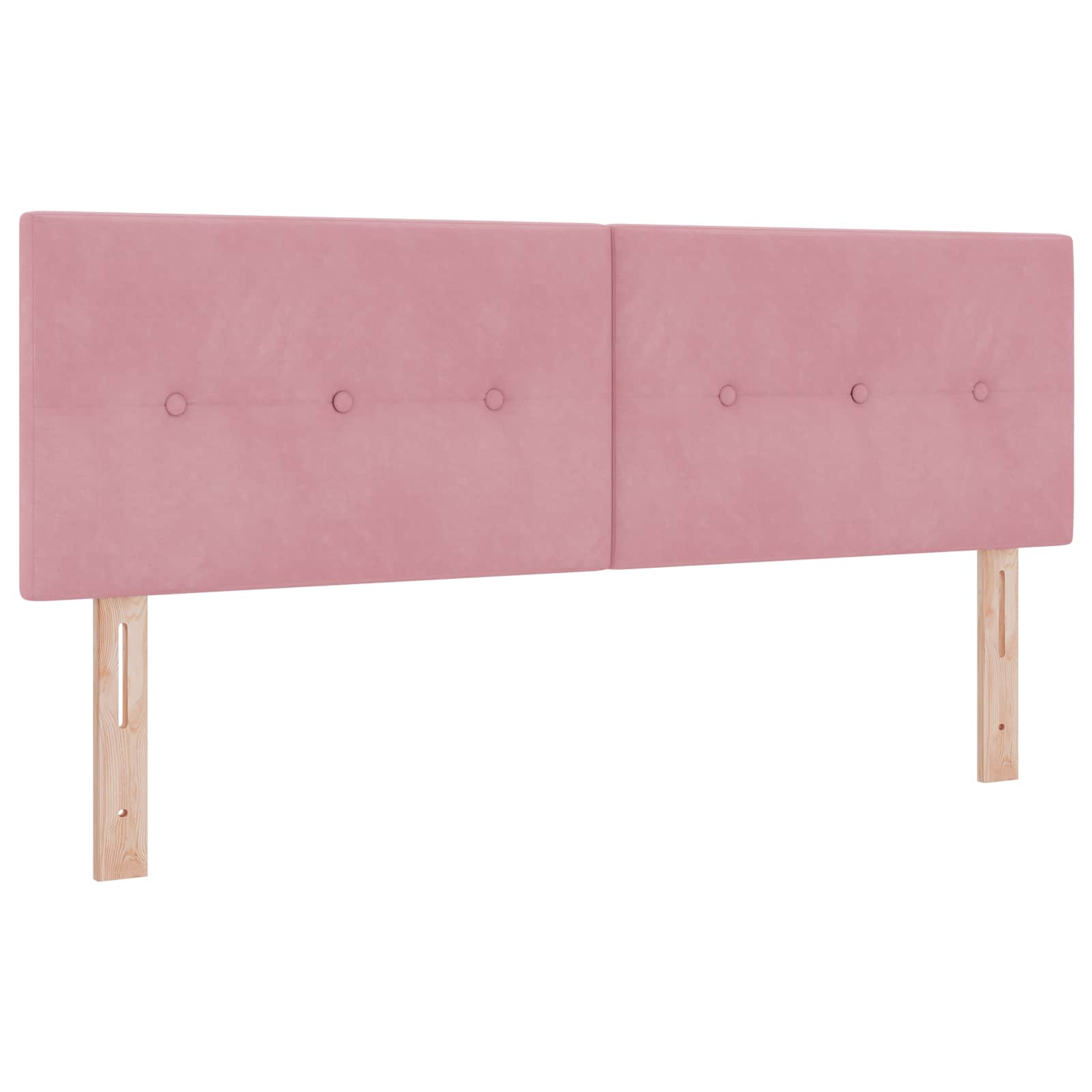 Boxspring krevet s madracem Ružičasta 160 x 200 cm Baršun