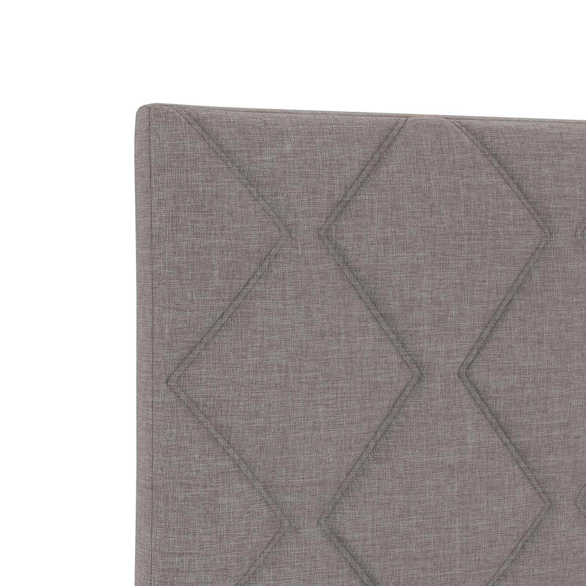 Krevet s box springom, madracem i LED-om Sivosmeđa 90 x 190 cm