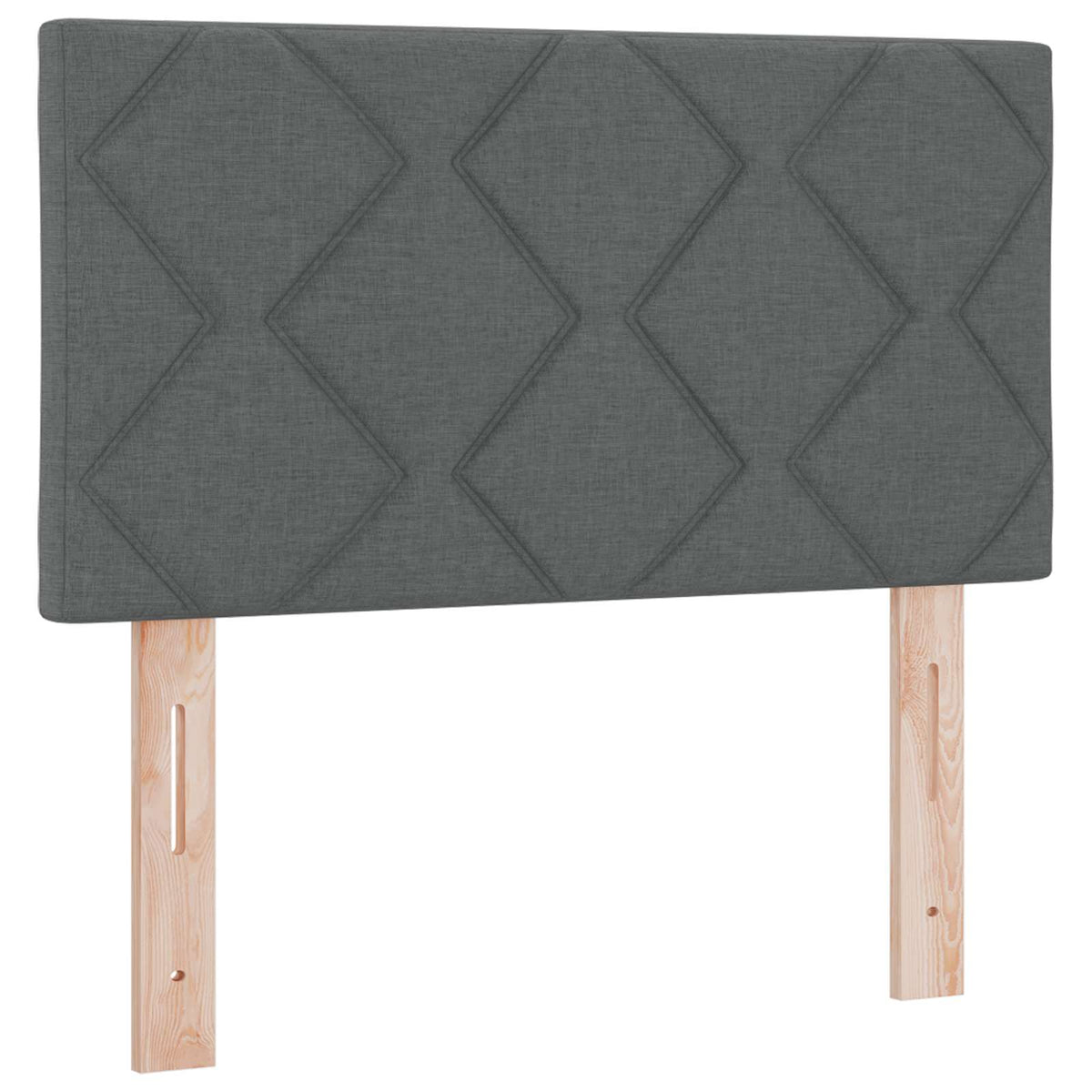 Krevet s box springom, madracem i LED-om Tamnosiva 120 x 190 cm