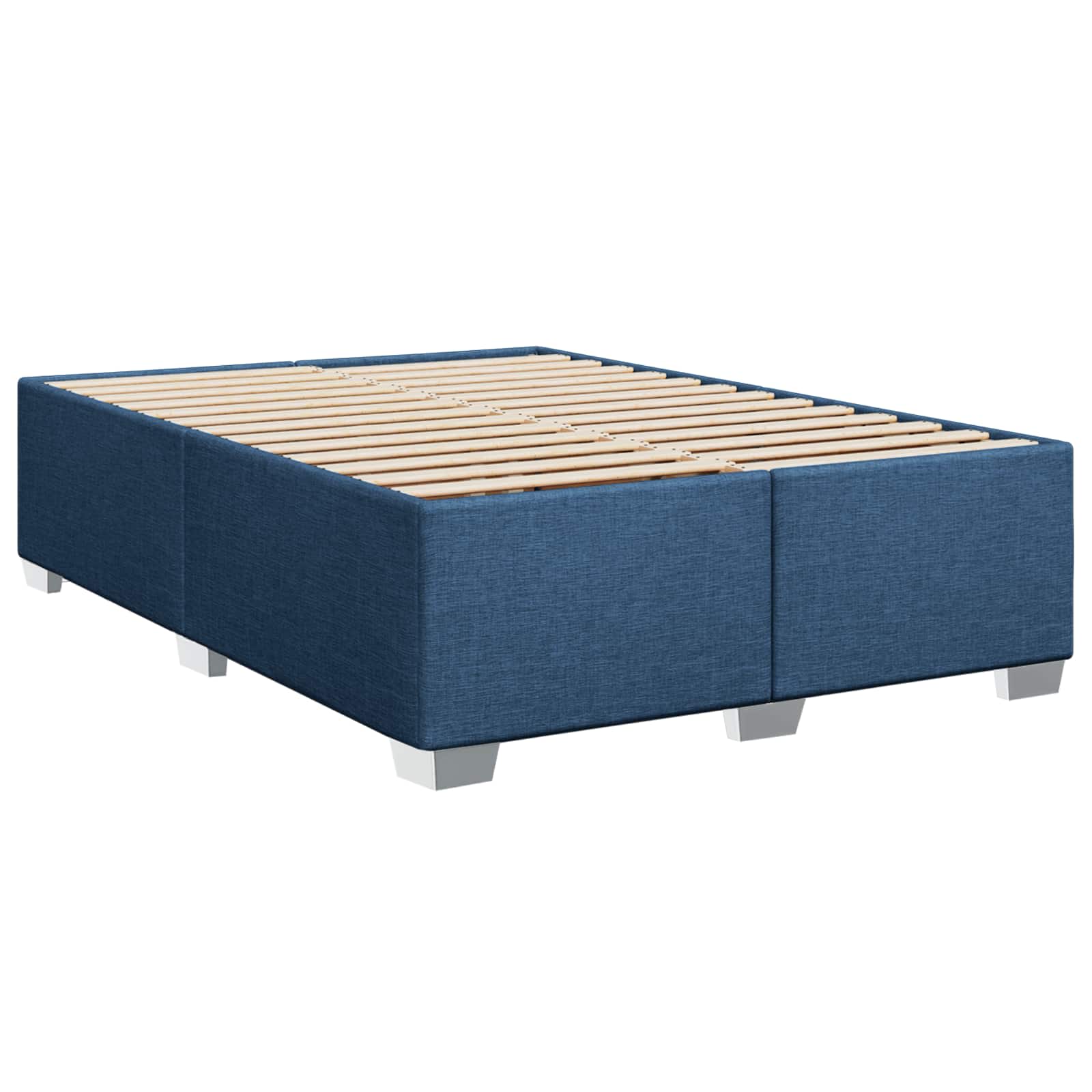 Krevet s box springom, madracem i LED-om Plava 140 x 200 cm
