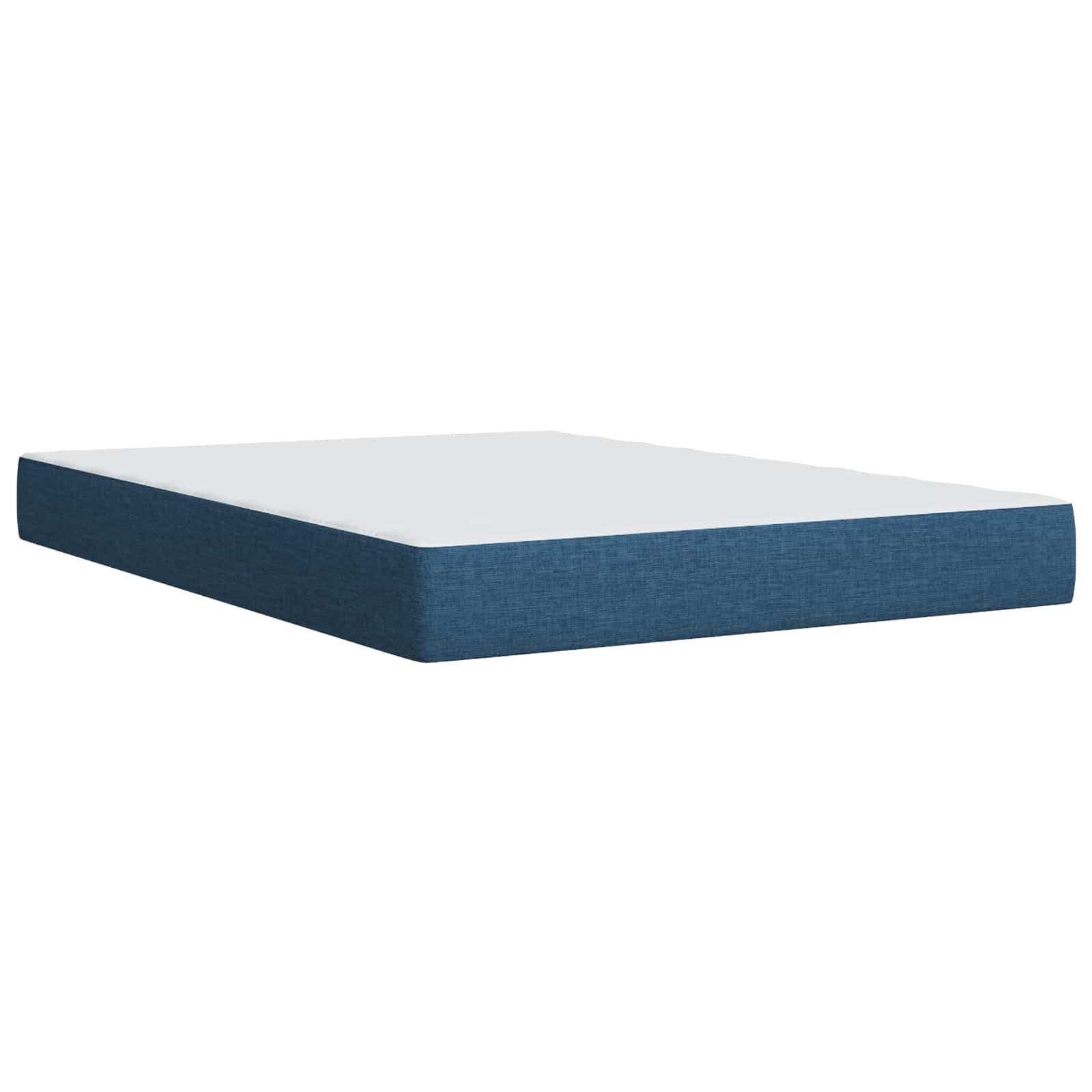 Krevet s box springom, madracem i LED-om Plava 140 x 200 cm