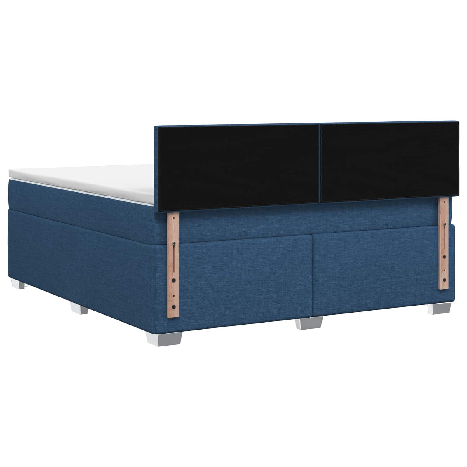 Krevet s box springom, madracem i LED-om Plava 140 x 200 cm