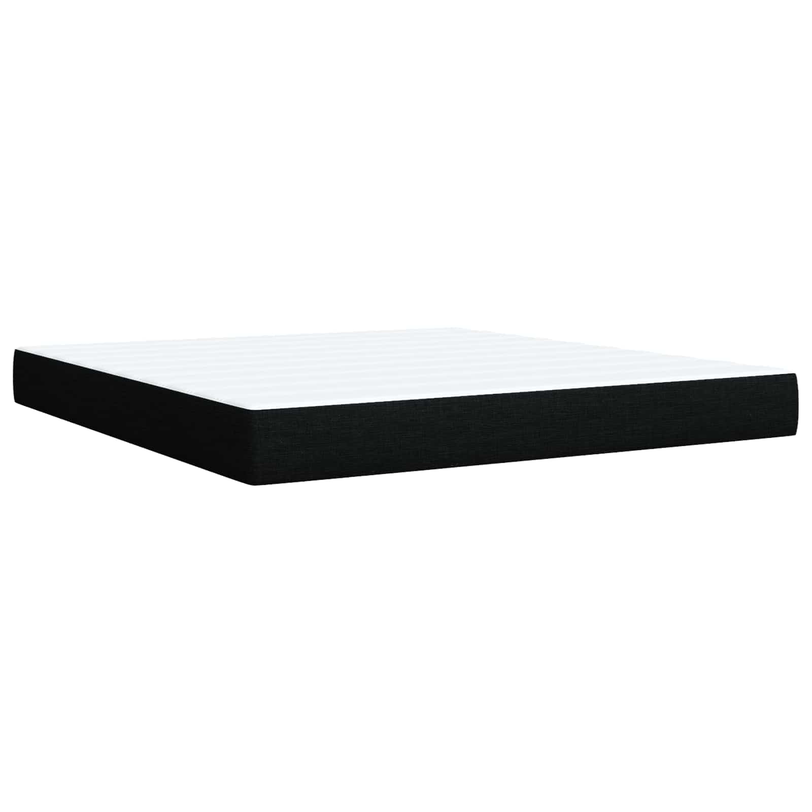 Krevet s box springom, madracem i LED-om Crna 180 x 200 cm