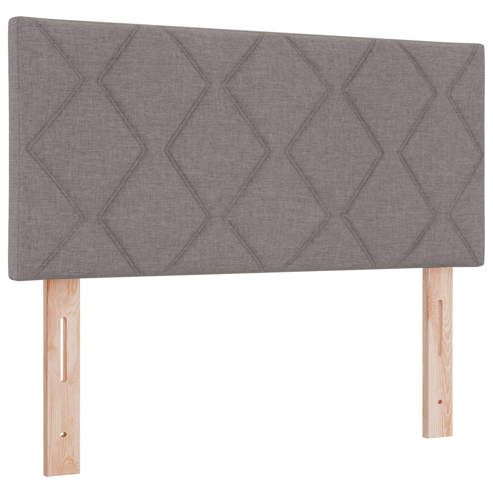 Boxspring krevet s madracem Sivosmeđa 90 x 200 cm Tkanina