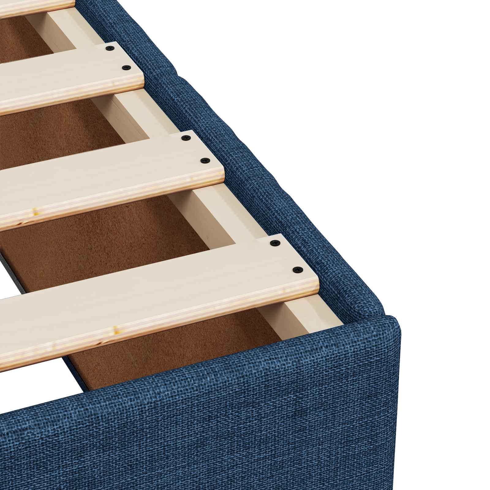 Boxspring krevet s madracem Plava 120 x 200 cm Tkanina