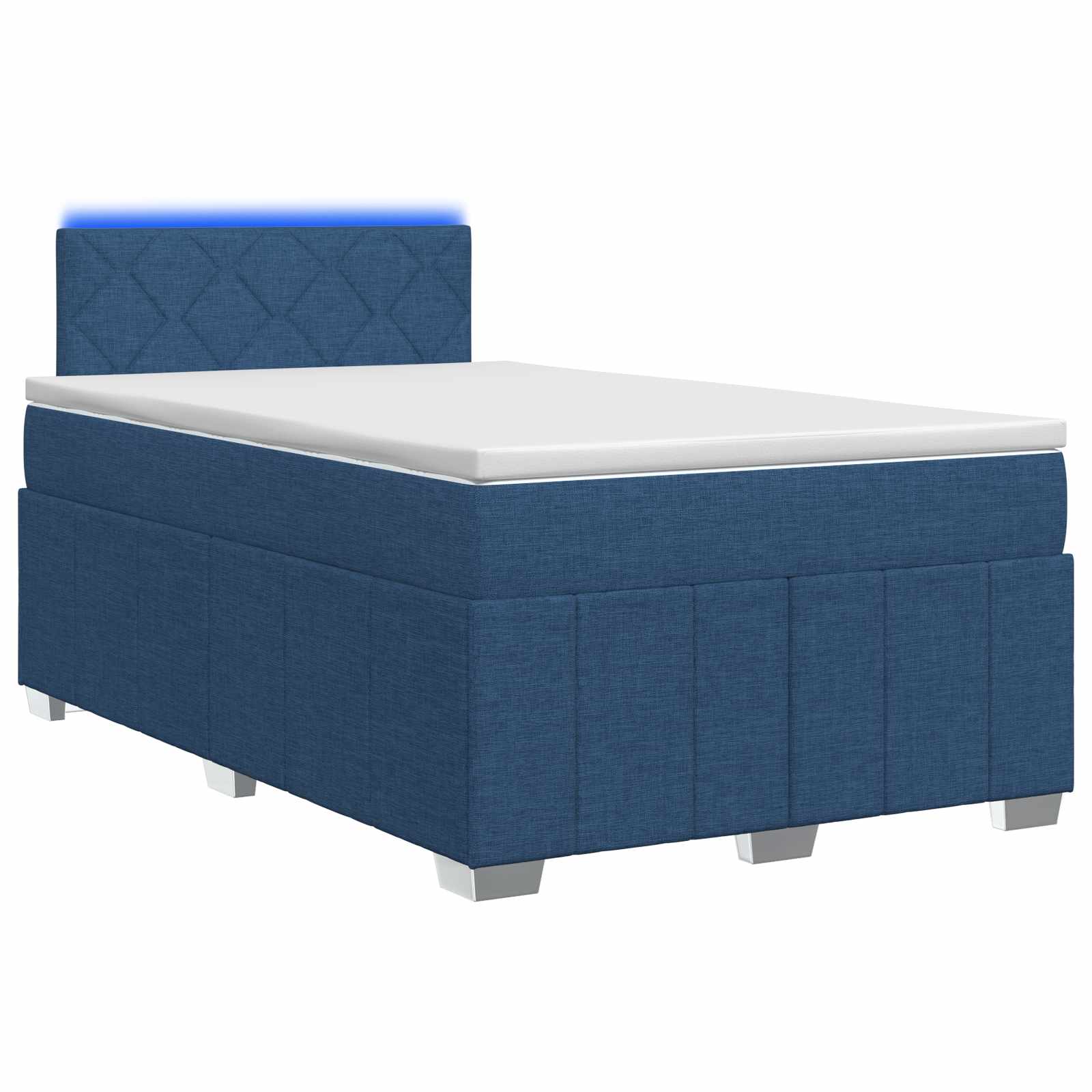 Boxspring krevet s madracem Plava 120 x 200 cm Tkanina