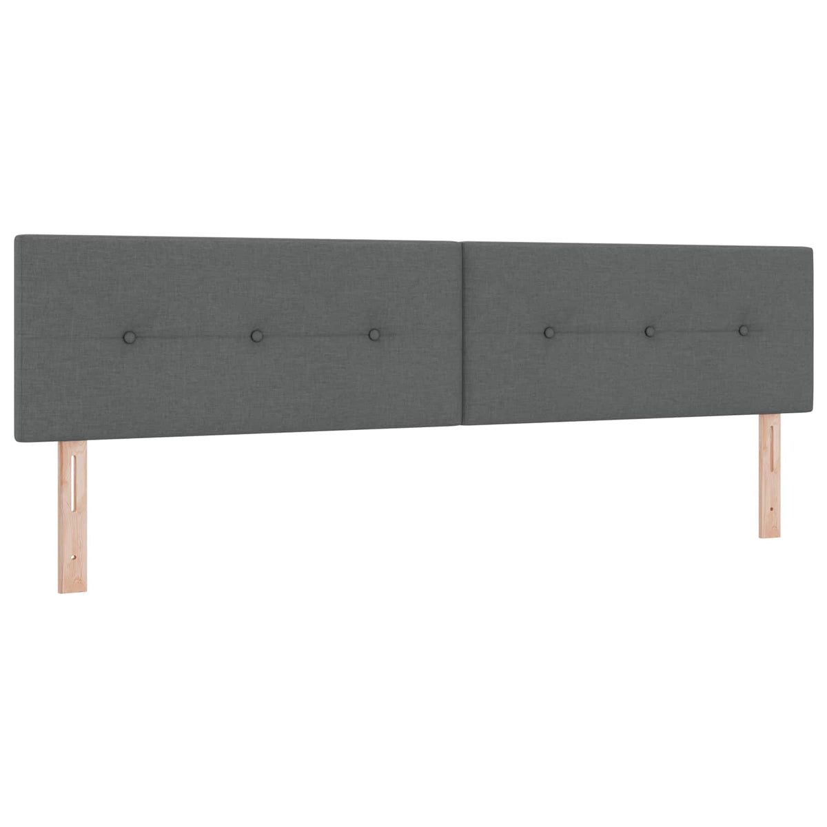 Boxspring krevet s madracem Tamnosiva 200 x 200 cm Tkanina