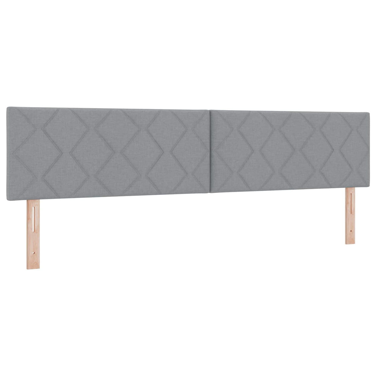 Boxspring krevet s madracem Svjetlosiva 200 x 200 cm Tkanina