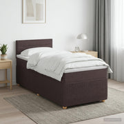 Boxspring krevet s madracem Tamno smeđa 80 x 200 cm Tkanina