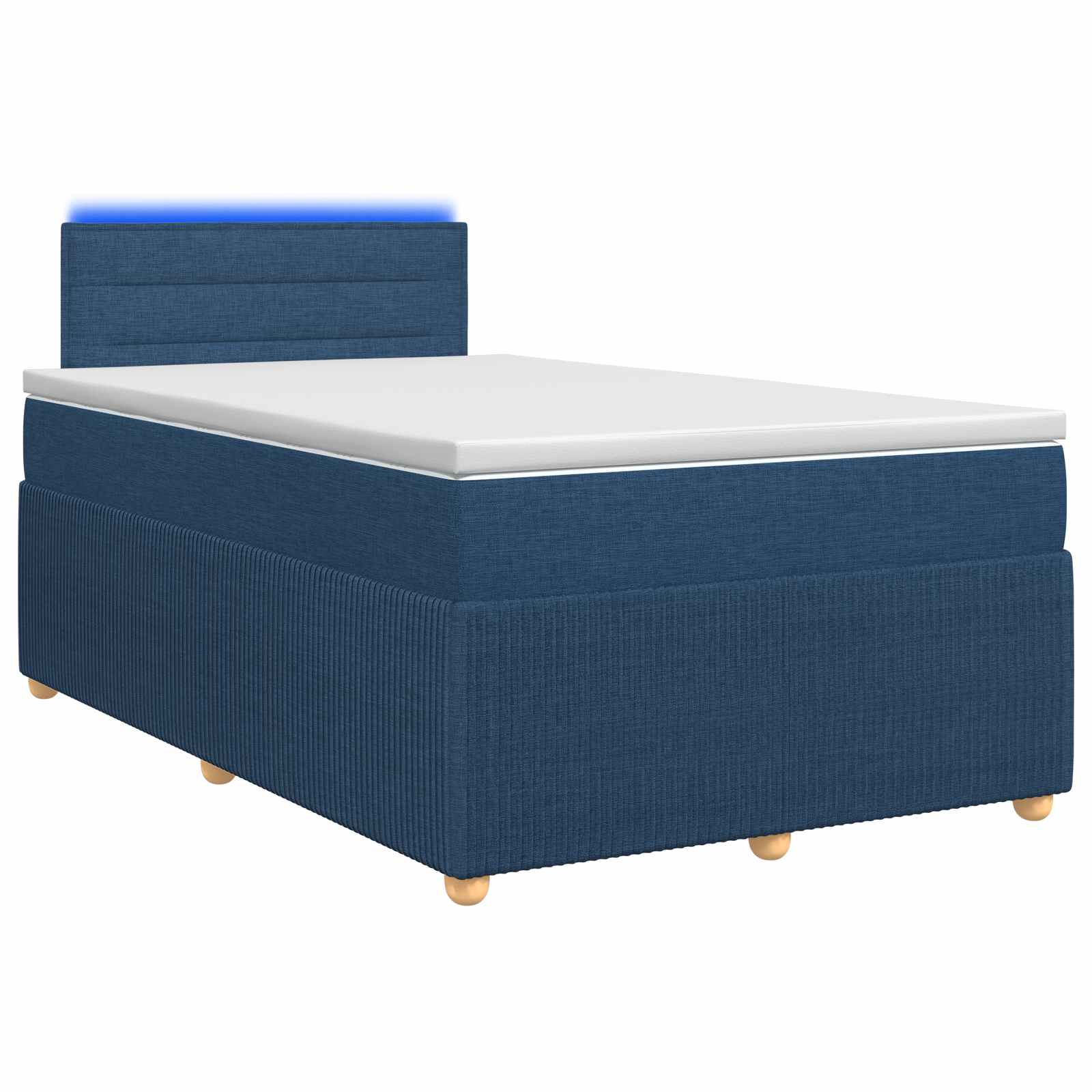 Boxspring krevet s madracem Plava 120 x 190 cm Tkanina