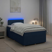 Boxspring krevet s madracem Plava 120 x 190 cm Tkanina