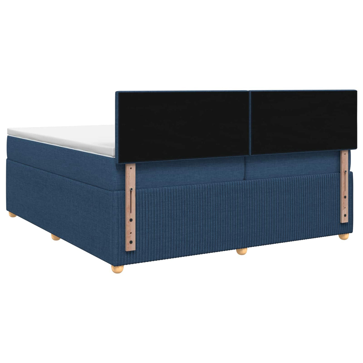 Boxspring krevet s madracem Plava 200 x 200 cm Tkanina