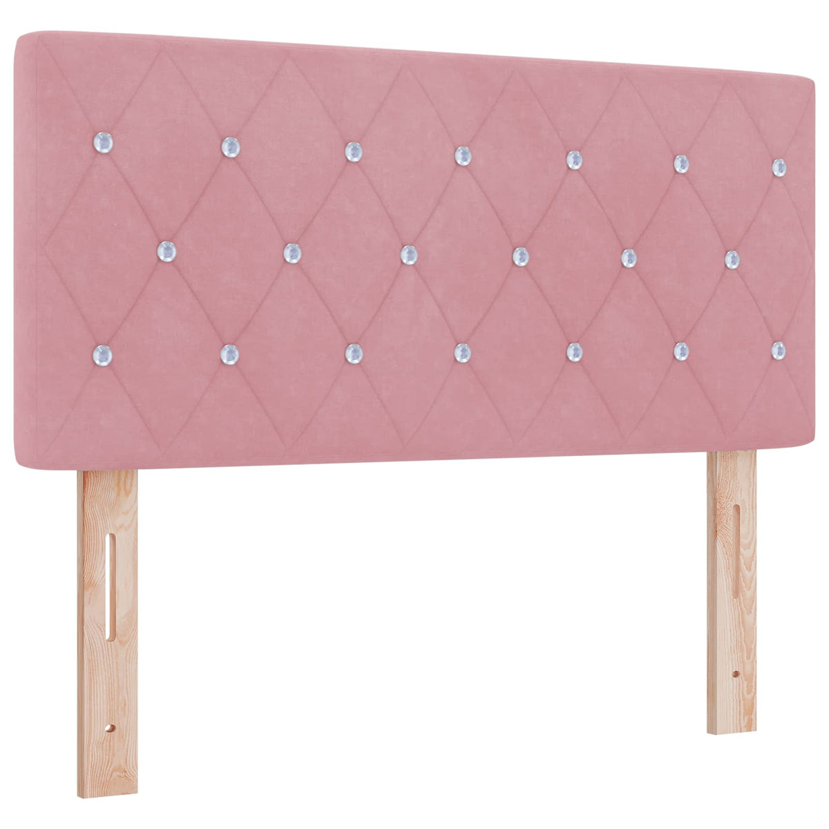 Boxspring krevet s madracem Ružičasta 120 x 190 cm Baršun