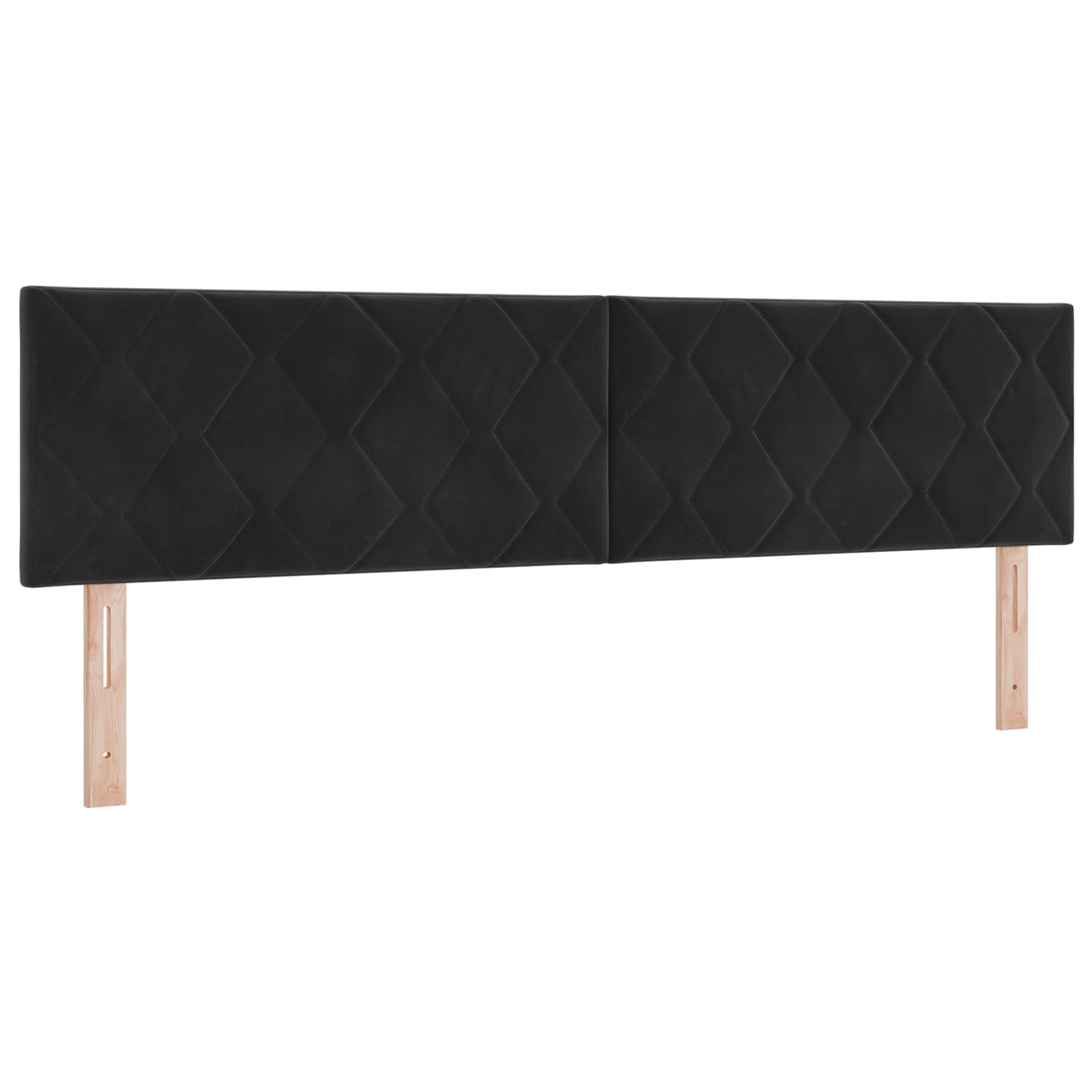 Boxspring krevet s madracem Crna 180 x 200 cm Baršun