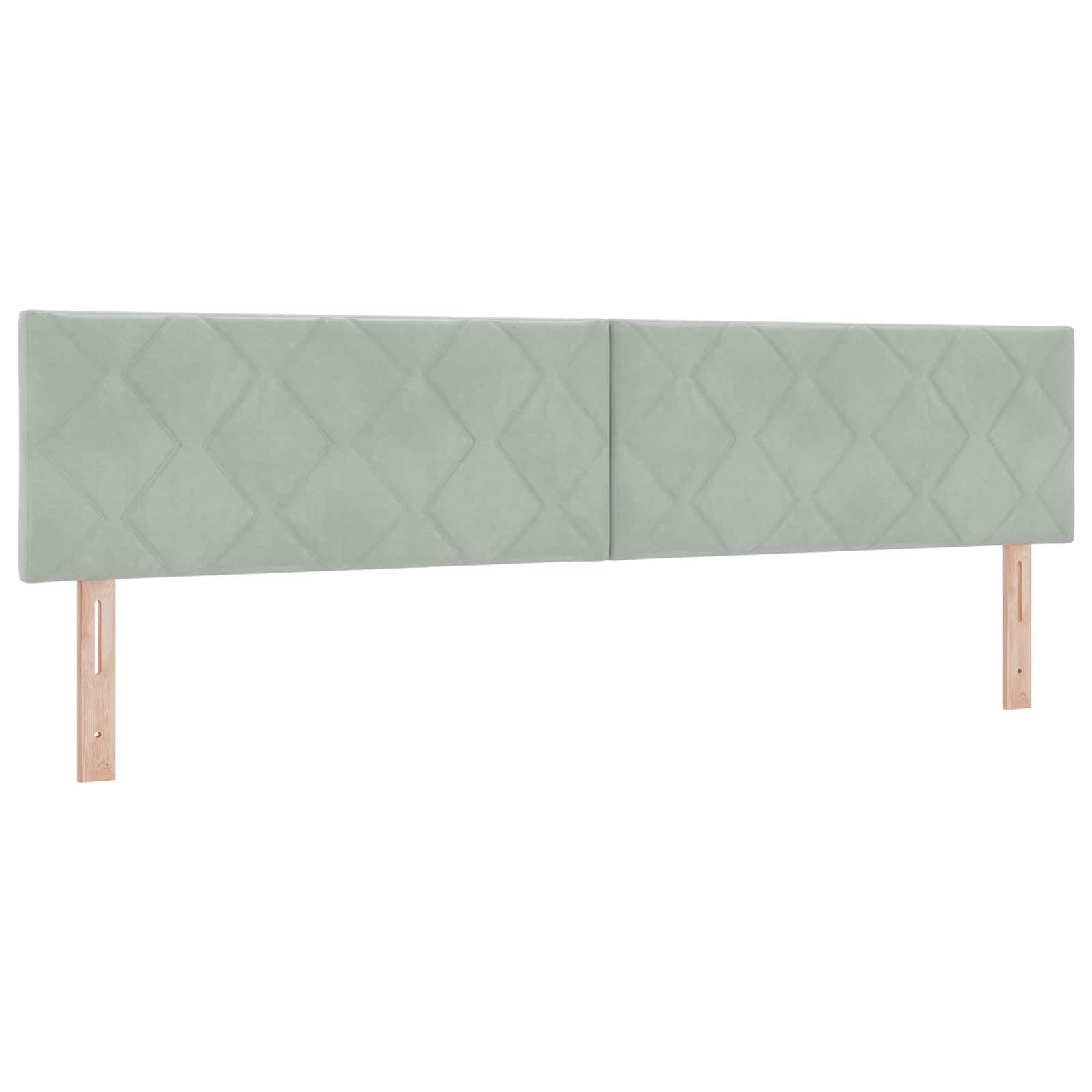 Boxspring krevet s madracem Svjetlosiva 200 x 200 cm Baršun