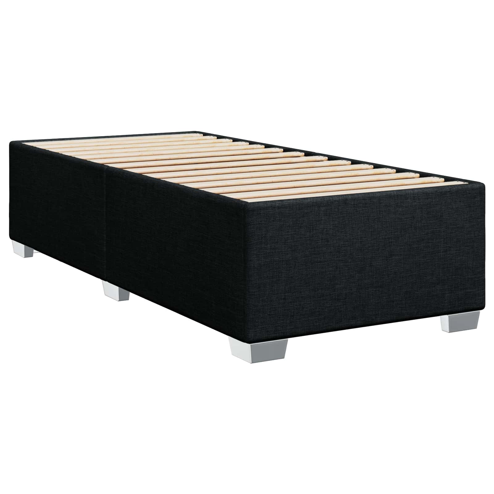 Boxspring krevet s madracem Crna 80 x 200 cm Tkanina