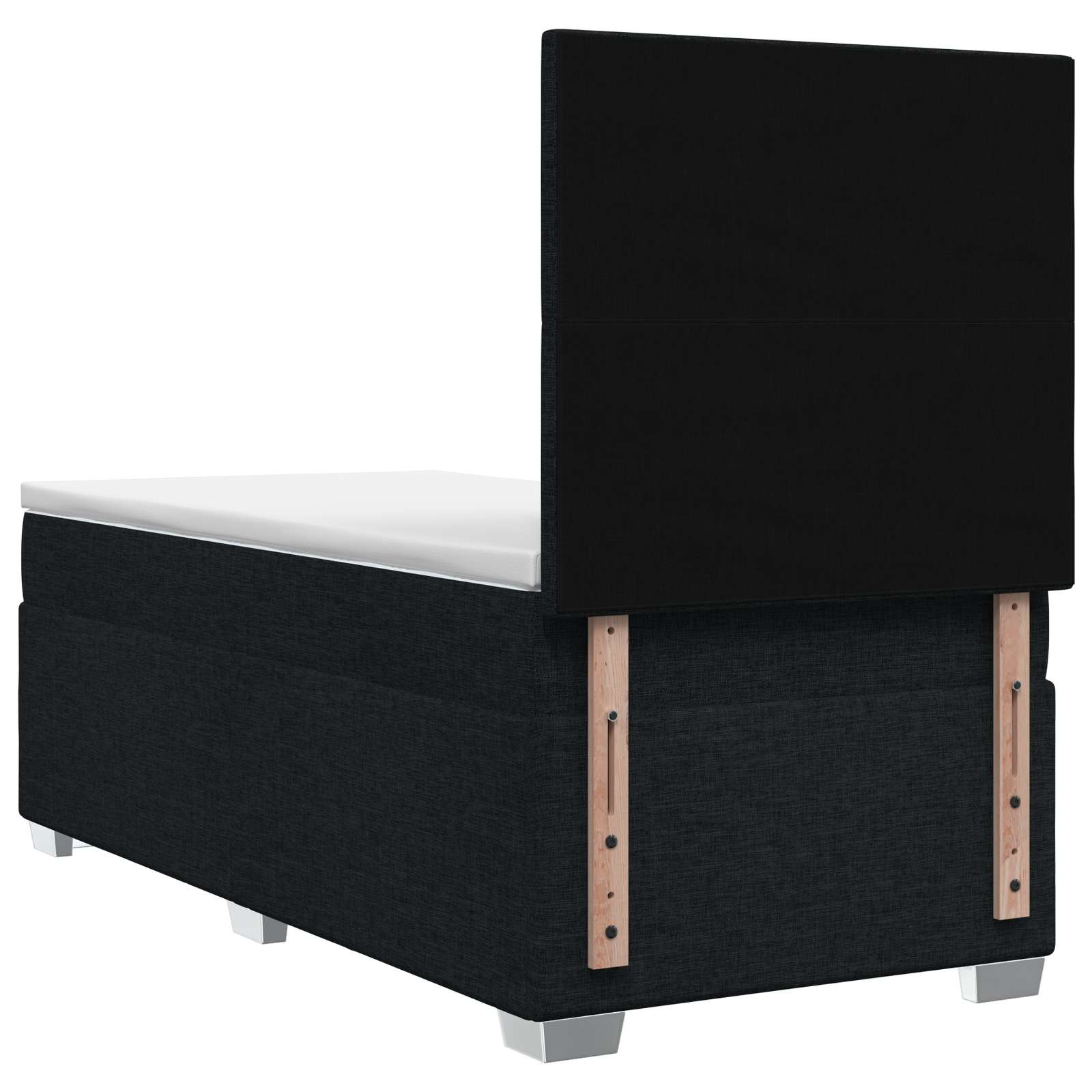 Boxspring krevet s madracem Crna 80 x 200 cm Tkanina
