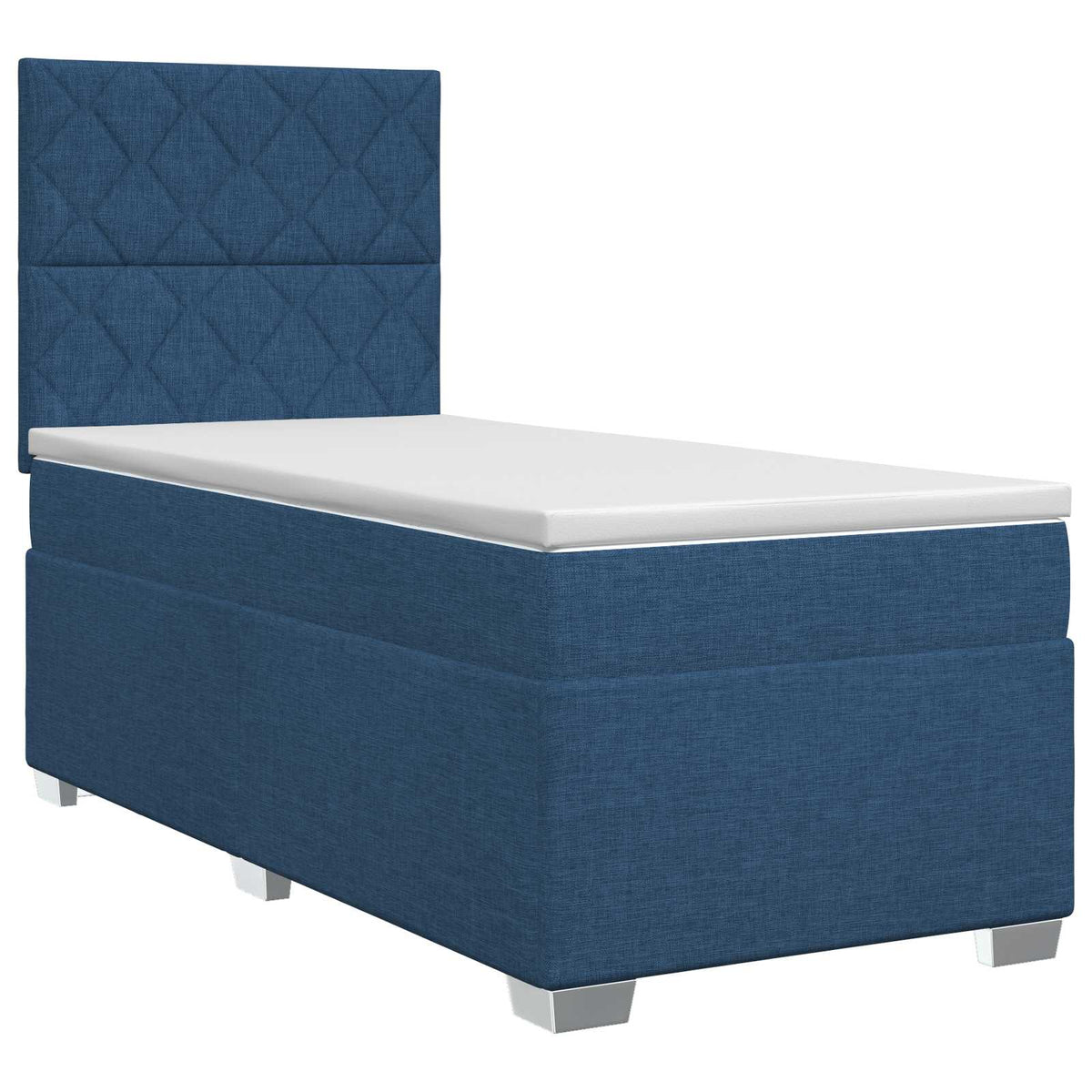 Boxspring krevet s madracem Plava 90 x 200 cm Tkanina