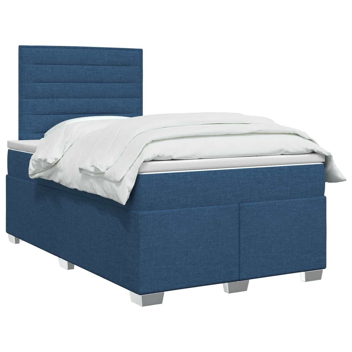 Boxspring krevet s madracem Plava 120 x 190 cm Tkanina
