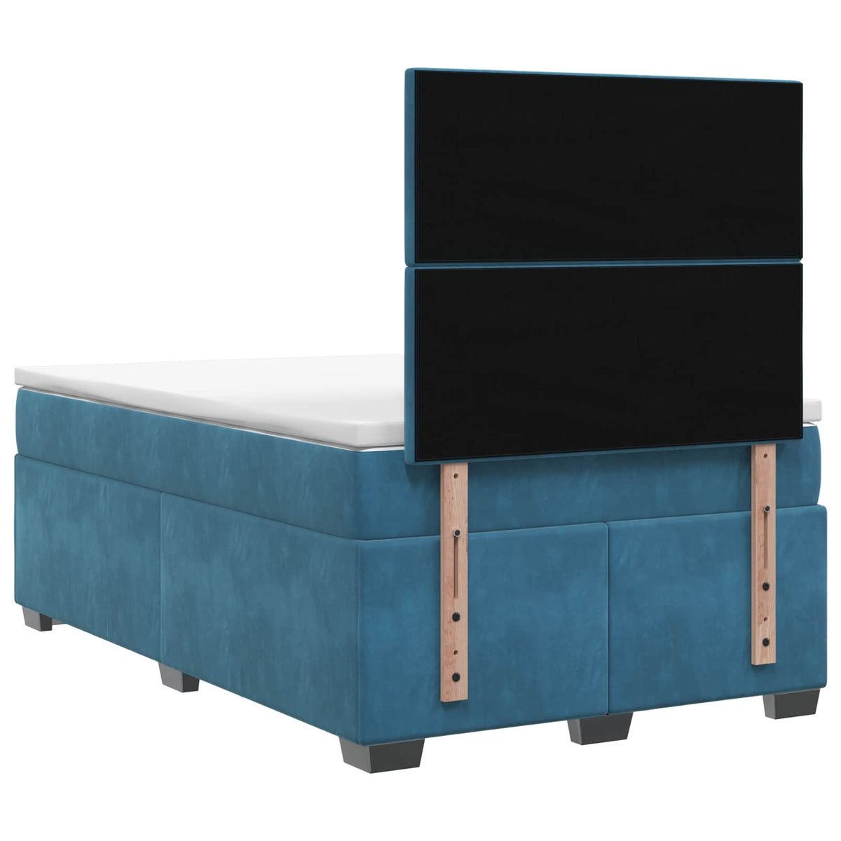 Boxspring krevet s madracem Plava 120 x 200 cm Baršun