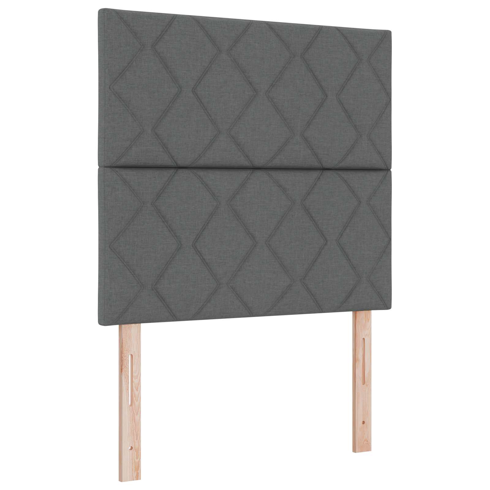 Boxspring krevet s madracem Tamnosiva 90 x 190 cm Tkanina