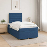 Boxspring krevet s madracem Plava 120 x 190 cm Tkanina