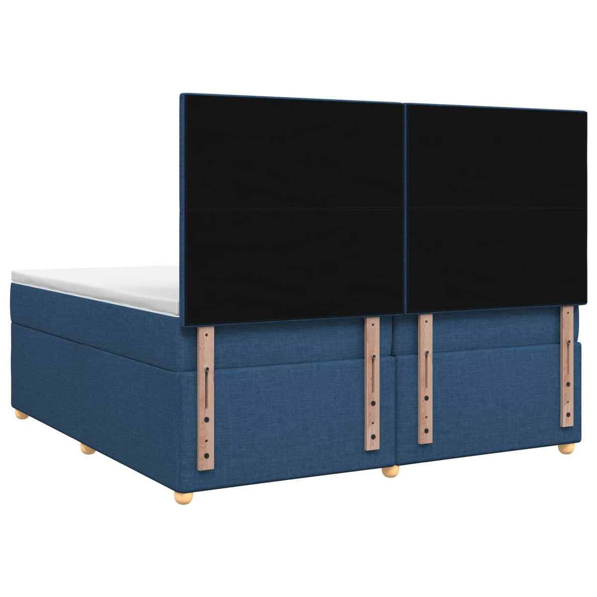 Boxspring krevet s madracem Plava 200 x 200 cm Tkanina