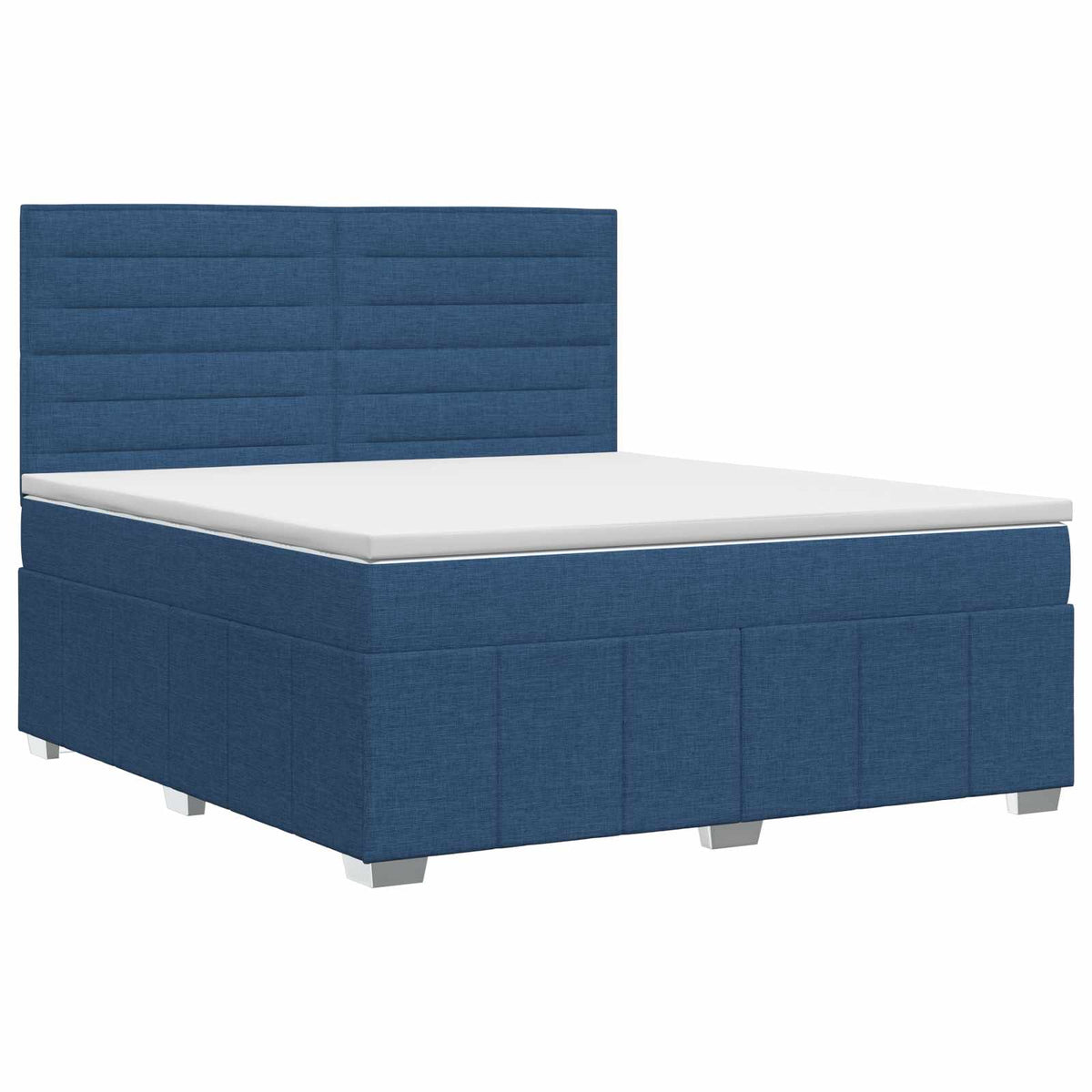 Boxspring krevet s madracem Plava 160 x 200 cm Tkanina