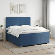 Boxspring krevet s madracem Plava 160 x 200 cm Tkanina