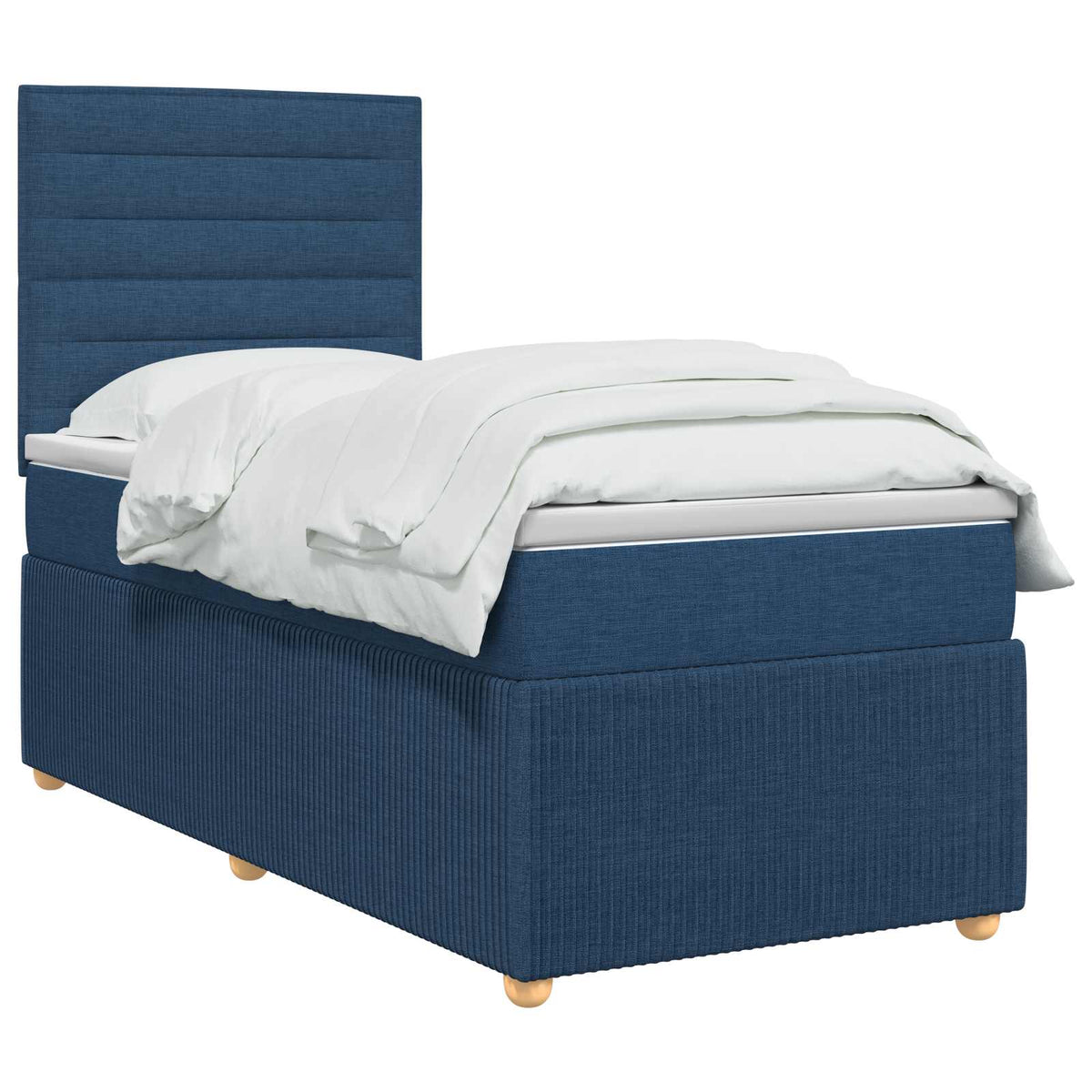 Boxspring krevet s madracem Plava 80 x 200 cm Tkanina