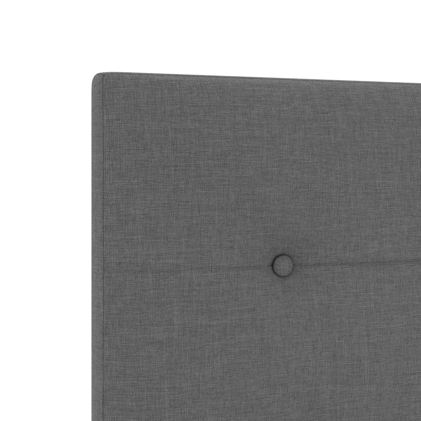 Boxspring krevet s madracem Tamnosiva 100 x 200 cm Tkanina