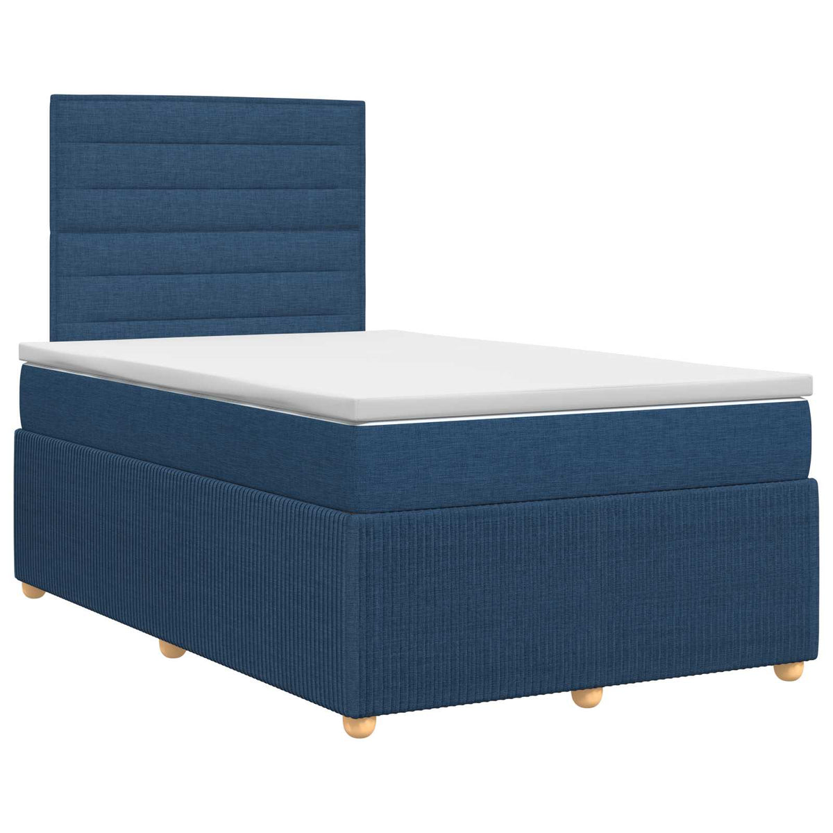 Boxspring krevet s madracem Plava 120 x 190 cm Tkanina