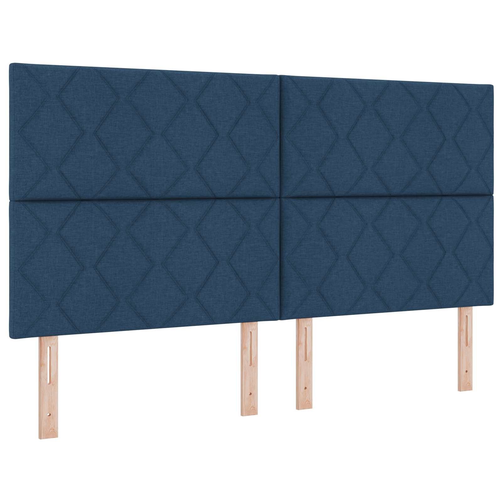 Boxspring krevet s madracem Plava 180 x 200 cm Tkanina