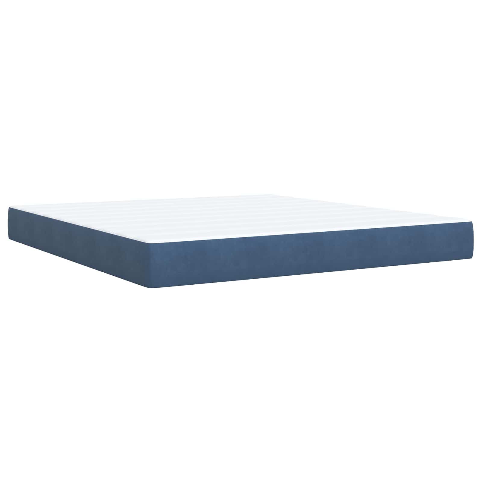Boxspring krevet s madracem Plava 180 x 200 cm Baršun