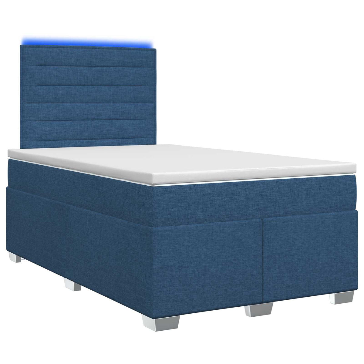 Boxspring krevet s madracem Plava 120 x 190 cm Tkanina