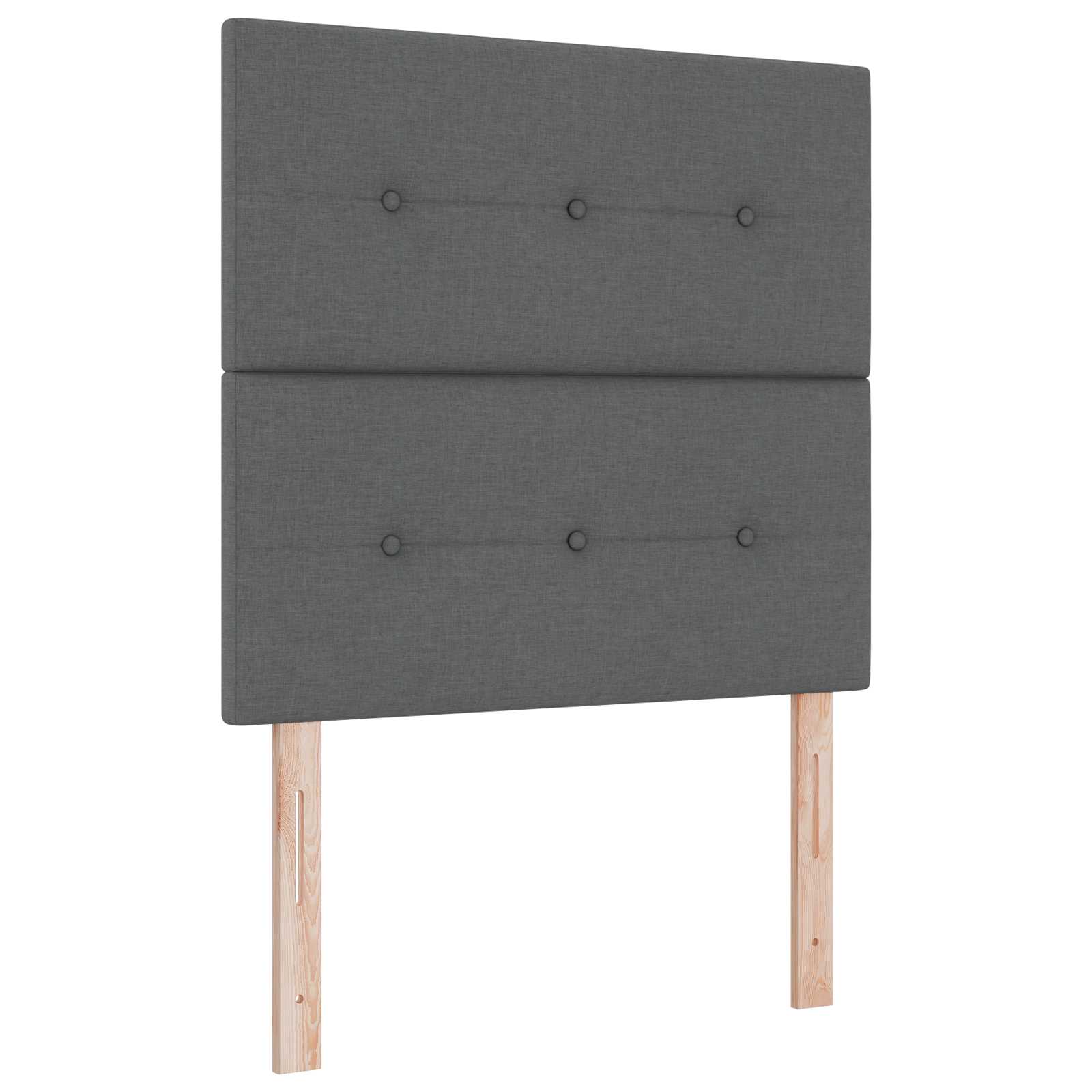 Boxspring krevet s madracem Tamnosiva 120 x 190 cm Tkanina