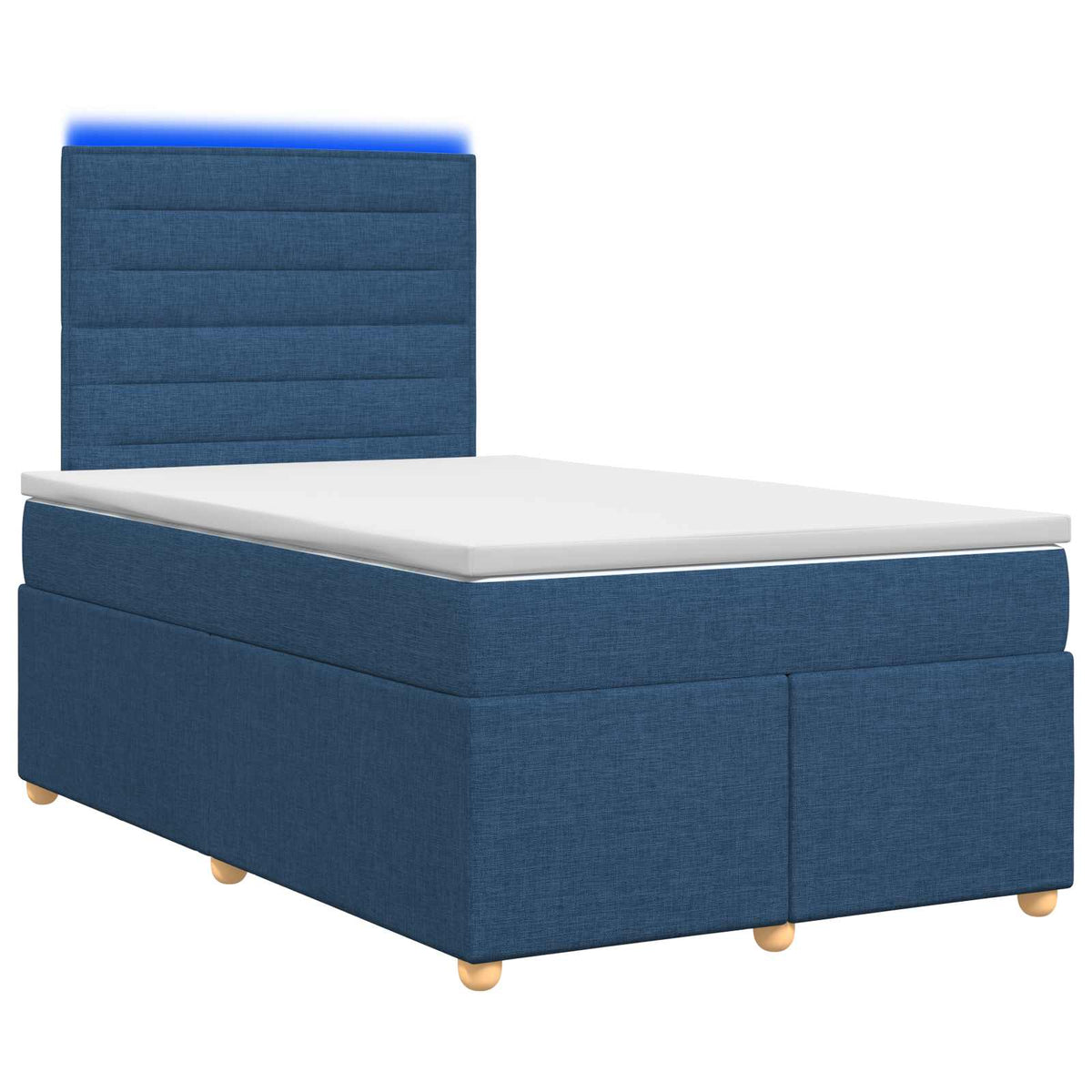 Boxspring krevet s madracem Plava 120 x 190 cm Tkanina