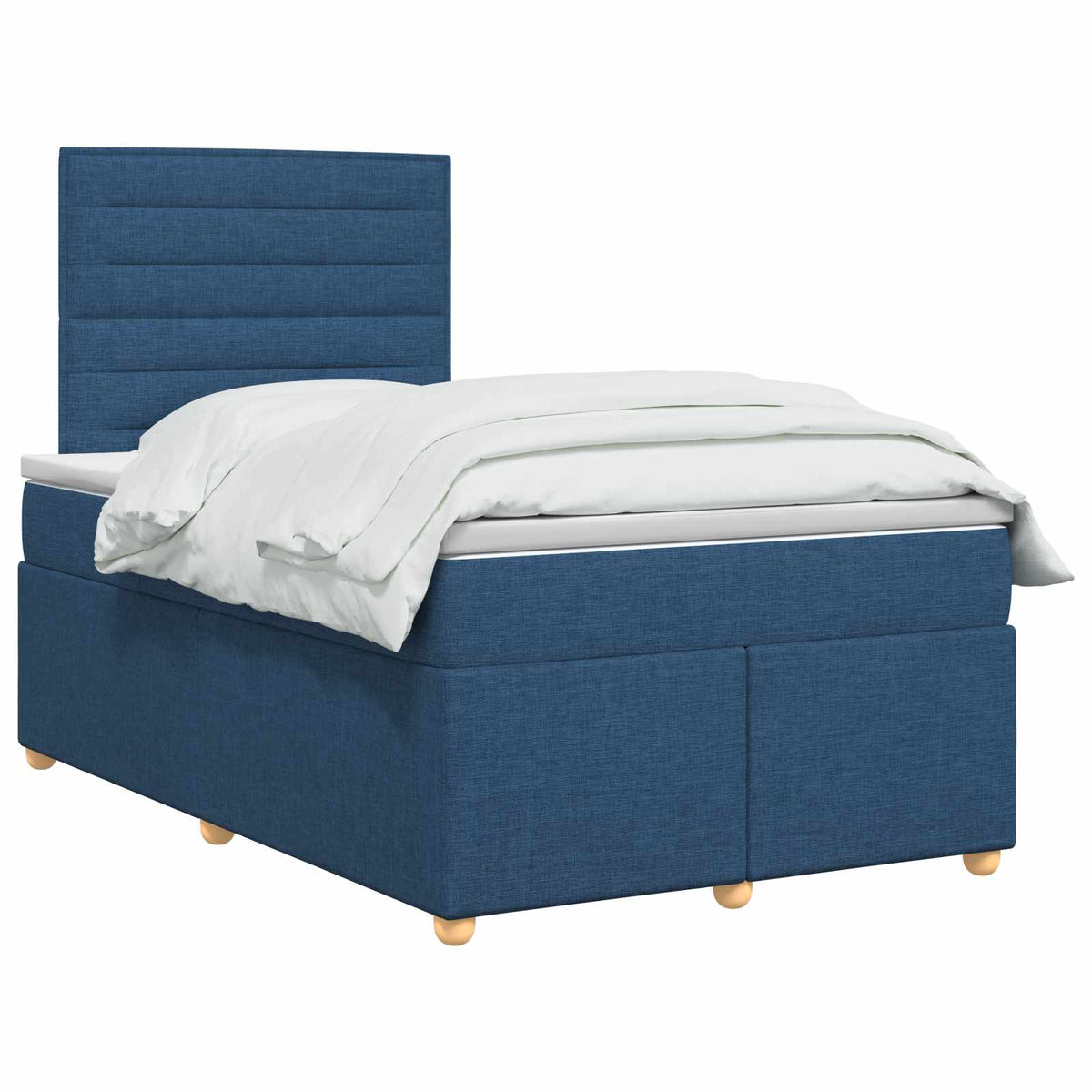 Boxspring krevet s madracem Plava 120 x 190 cm Tkanina