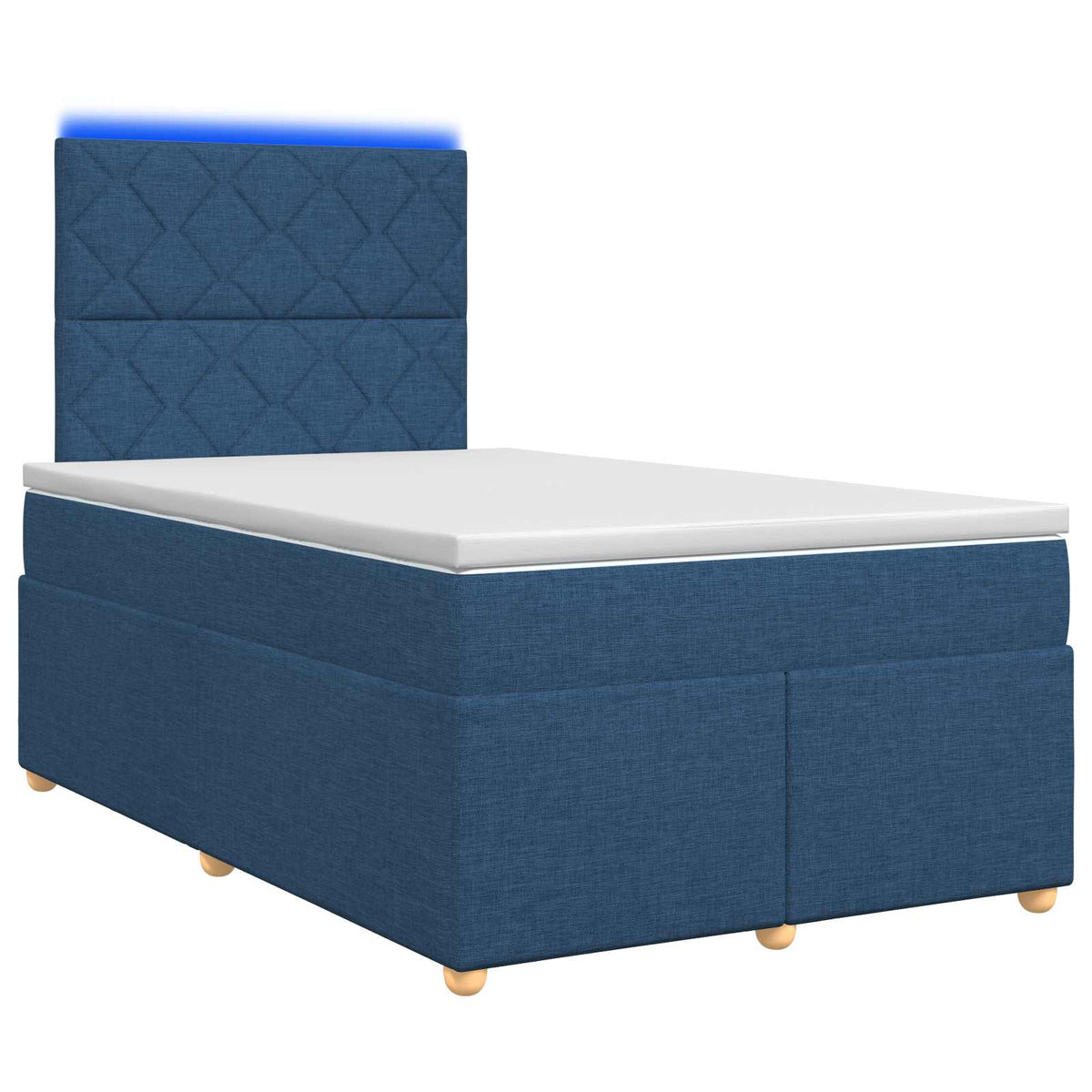 Boxspring krevet s madracem Plava 120 x 190 cm Tkanina
