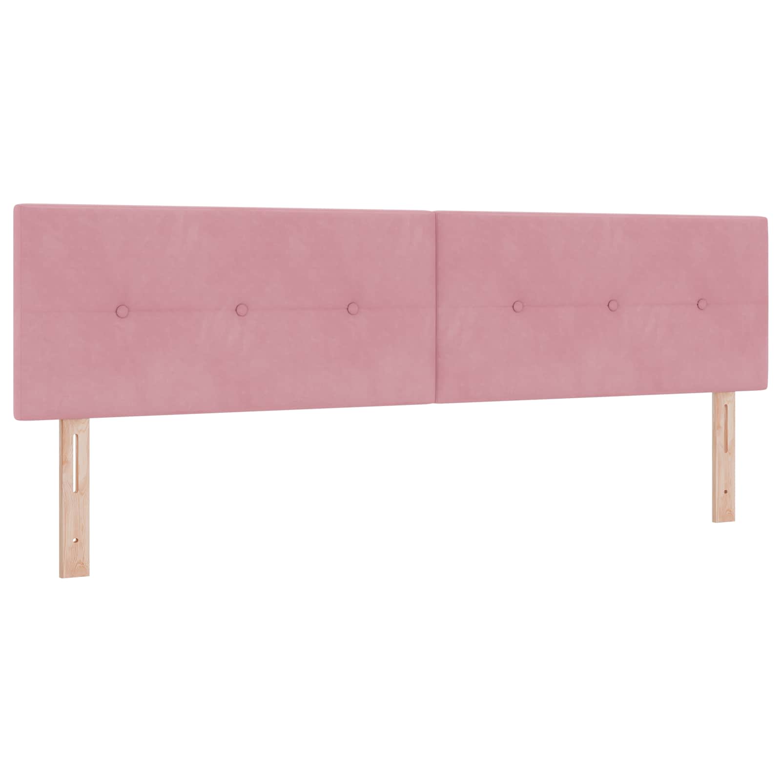 Podesivi krevet s madracem Ružičasta 180 x 200 cm Baršun