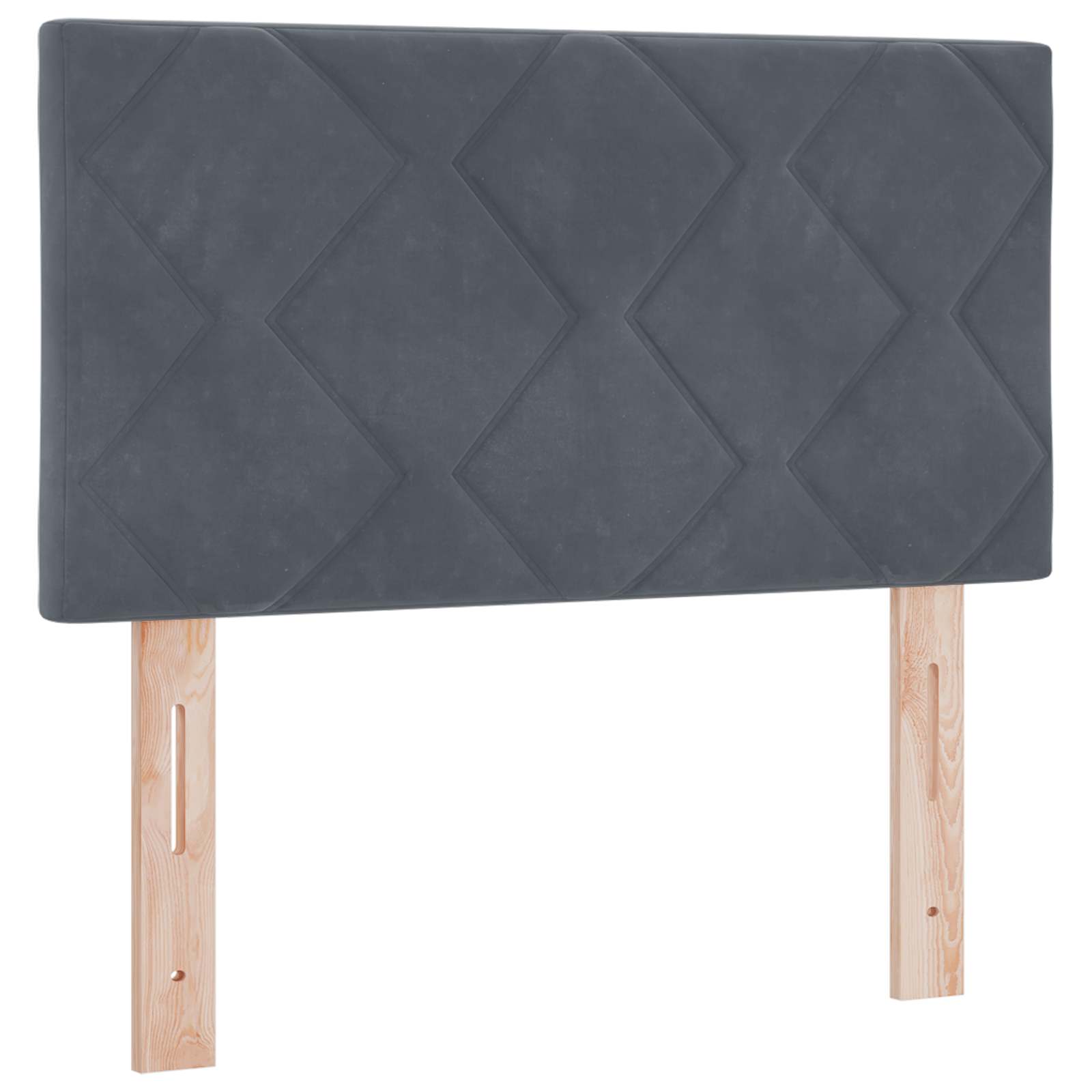 Podesivi krevet s madracem Tamnosiva 80 x 200 cm Baršun