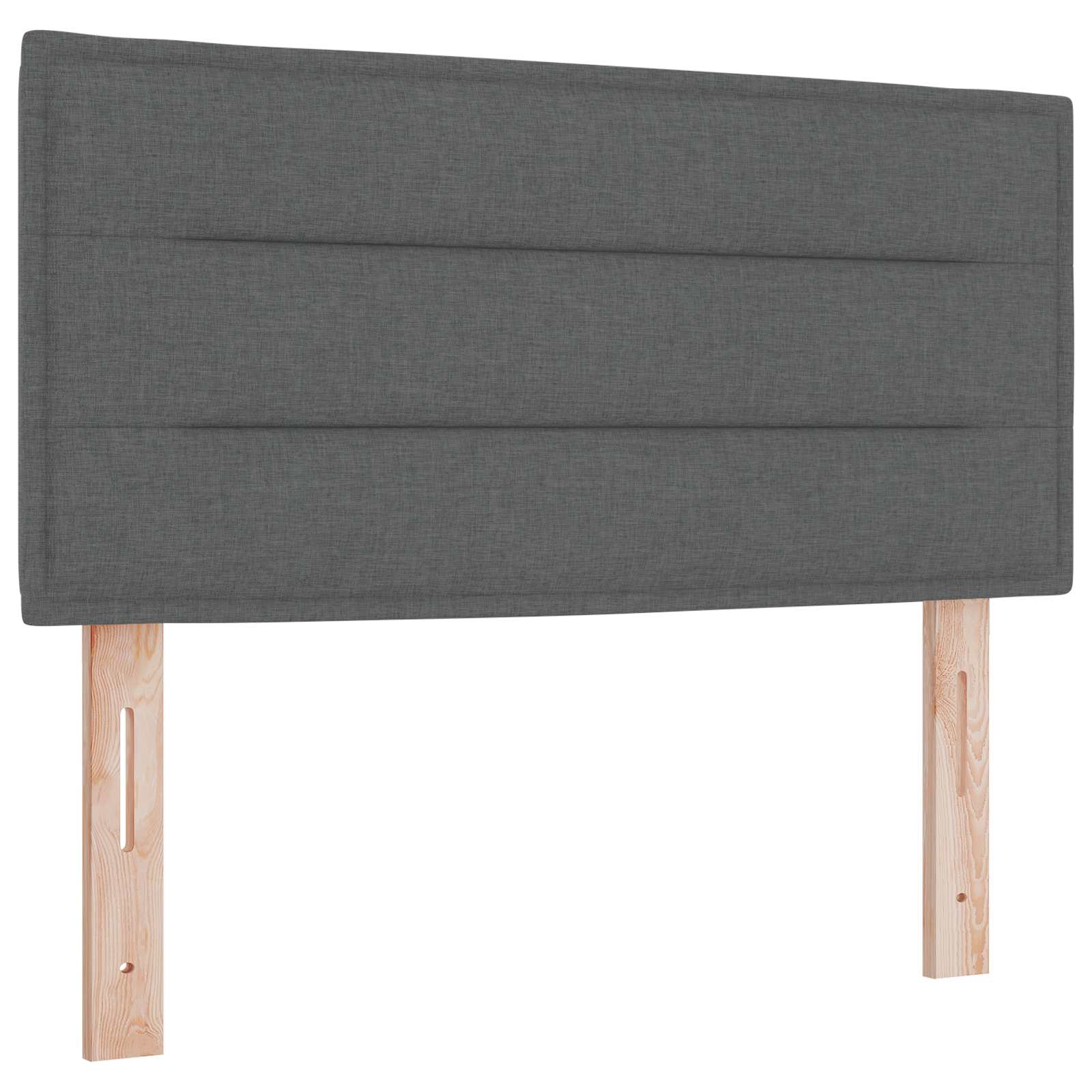 Krevet od pjene s madracem i LED-om Tamnosiva 90 x 200 cm