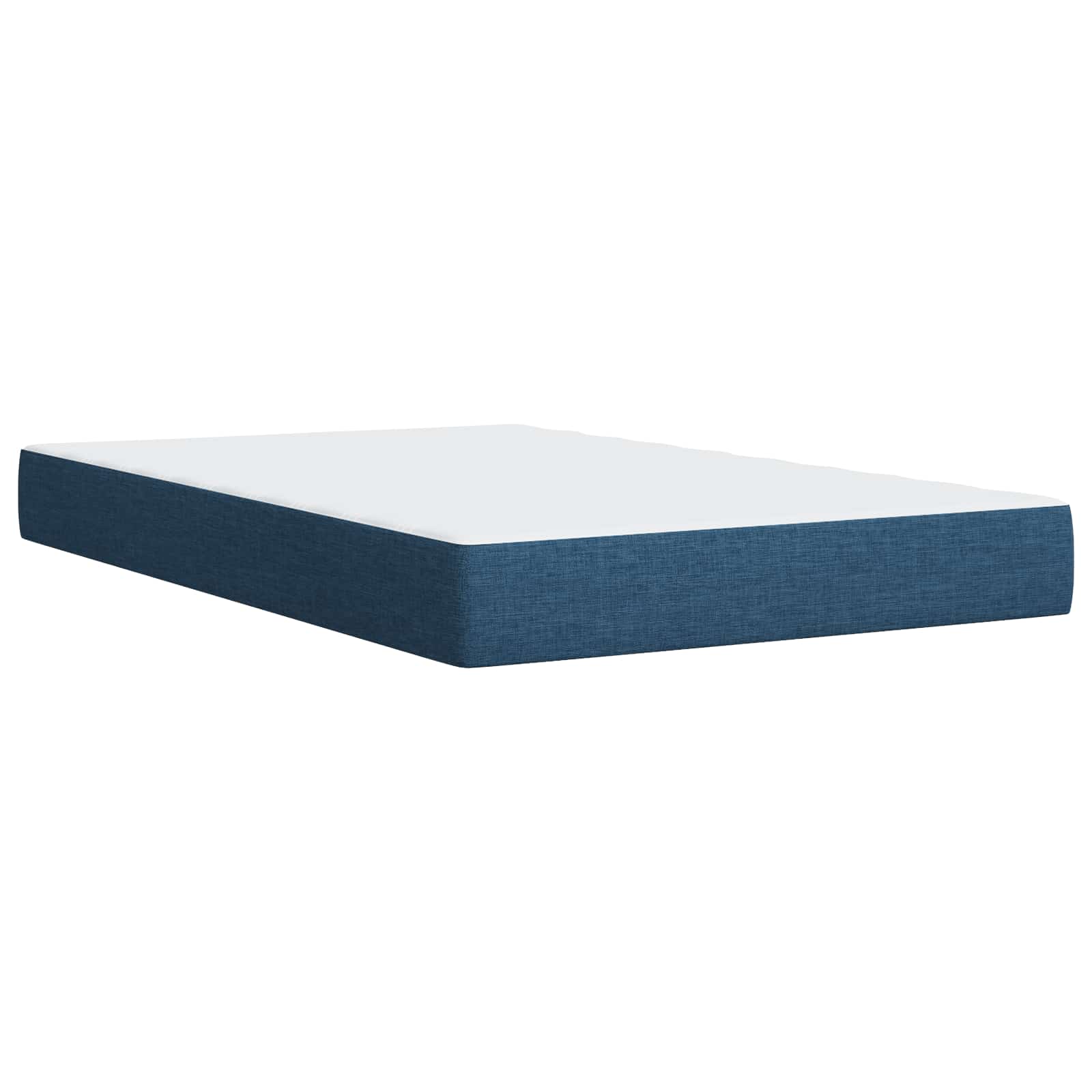 Krevet od pjene s madracem i LED-om Plava 120 x 200 cm Tkanina